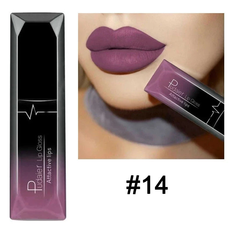 Nude Matte Waterproof Liquid Lipstick Moisturizer