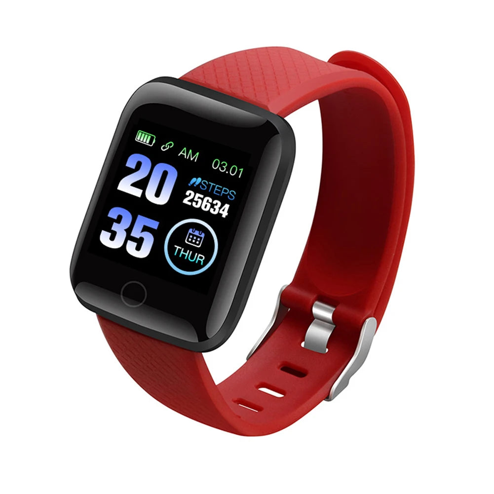 116 Plus Smart Watch Fitness Tracker Heart Rate Monitor