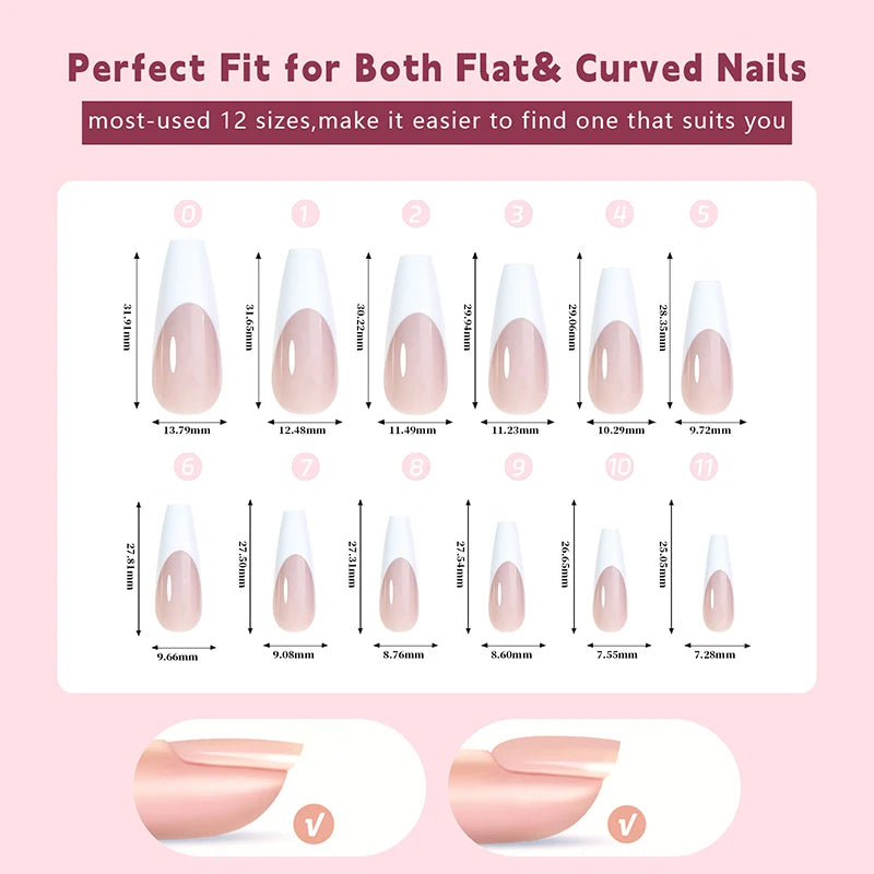 Acrylic Press On False Nails