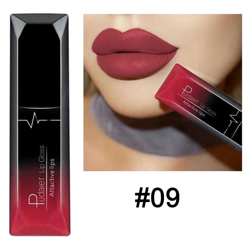 Nude Matte Waterproof Liquid Lipstick Moisturizer