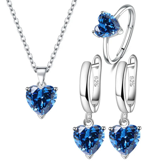 925 Sterling Silver Jewelry Sets For Women