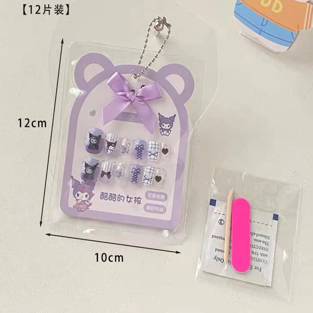 False Nails for Kids 12pcs