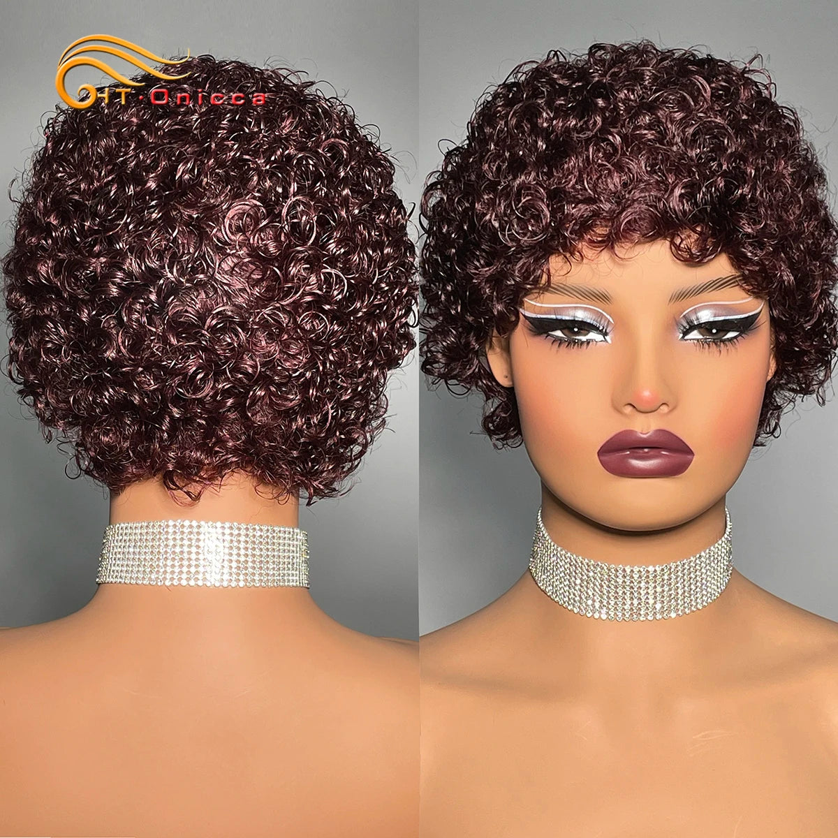 Short Curly Human Hair Wig