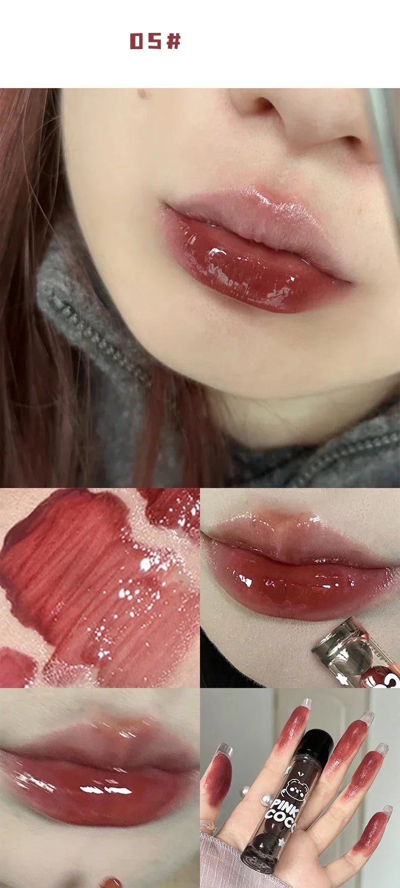 Lip Glaze Water Light Moisturizing Non-stick Lipstick