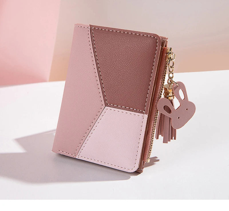 Women's PU Leather  Small Zipper Coin Purses/wallet