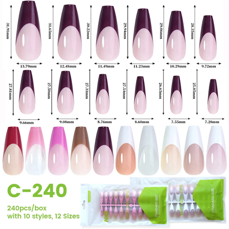 Acrylic Press On False Nails