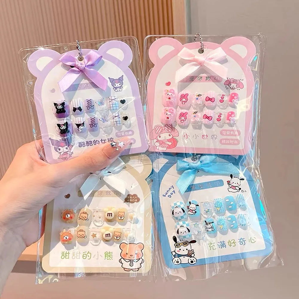 False Nails for Kids 12pcs