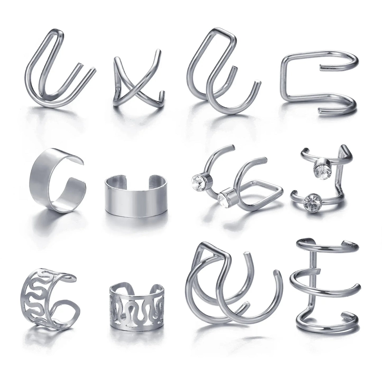 Ear Cuff, Non-Piercing Ear Clips Set