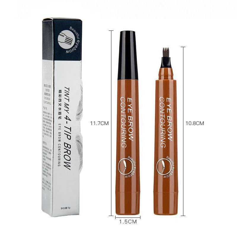 5 Colors Liquid Long Lasting Eyebrow Pencil for Women