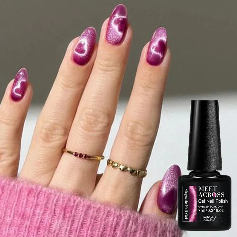 Cat Eye Gel Nail Polish With Magnet
