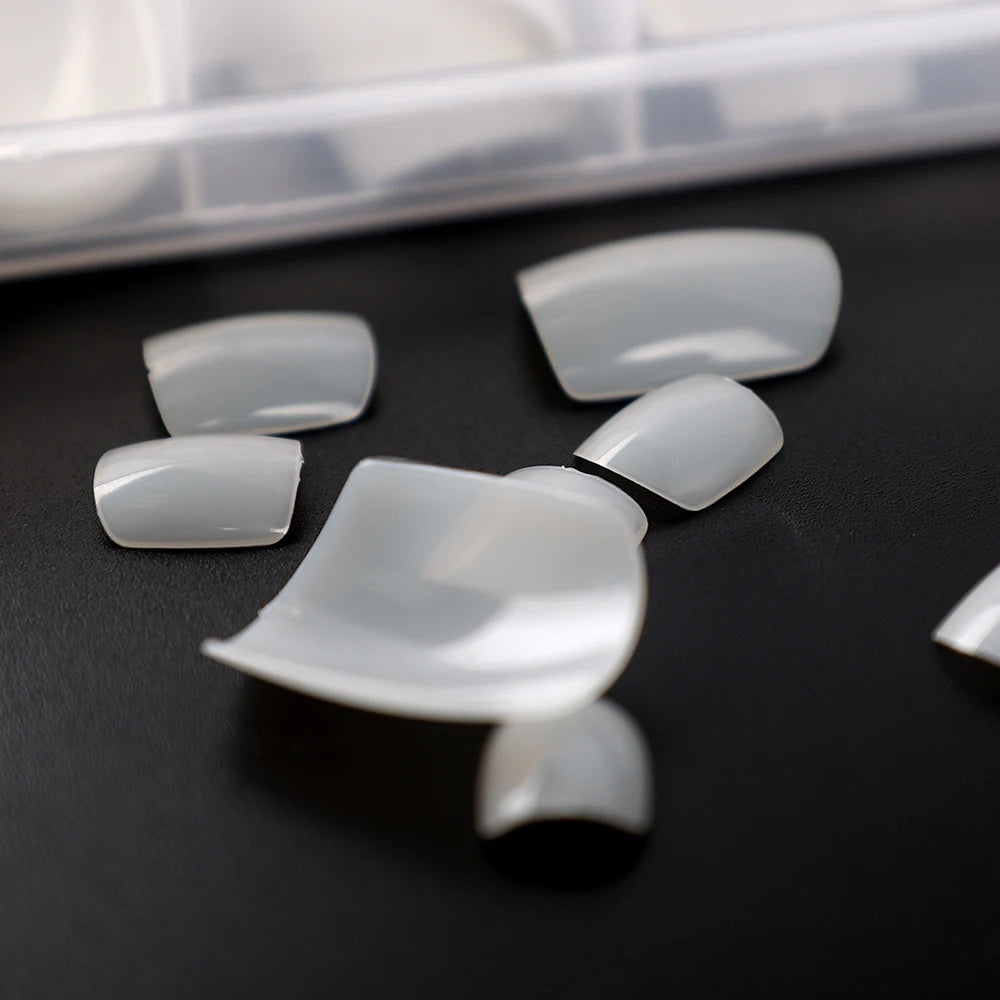 100pcs Press On Square Fake Toenails