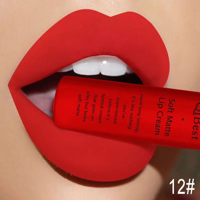 Nude Waterproof Matte Lip Gloss Liquid Lipstick/Lipgloss For Women