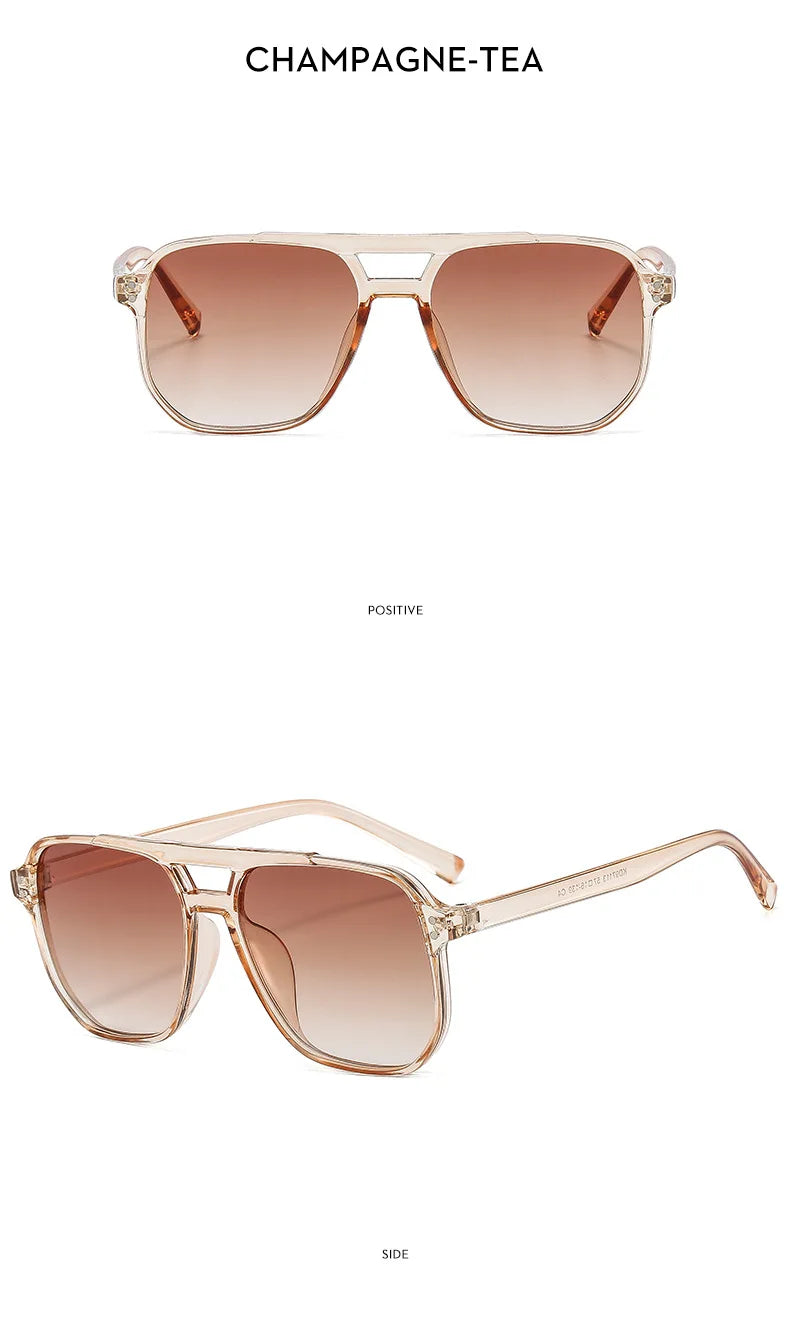 Vintage Square Sunglasses for Women UV400 Shades