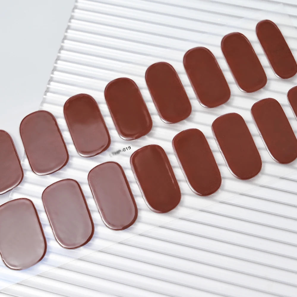 UV/LED Lamp Gel Nail Polish Wraps Long-Lasting Full Cover