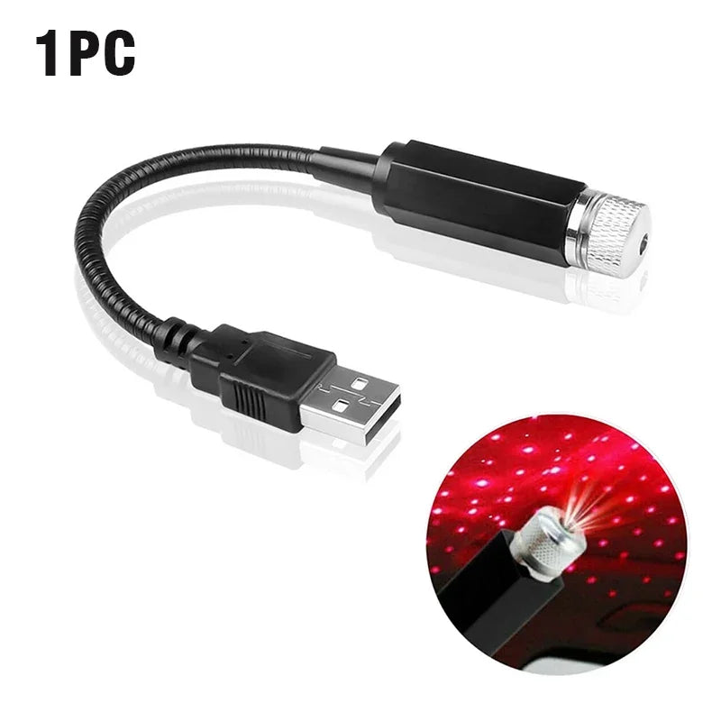 Mini Starry Laser Projector Lights for Car Interior  Roof, USB