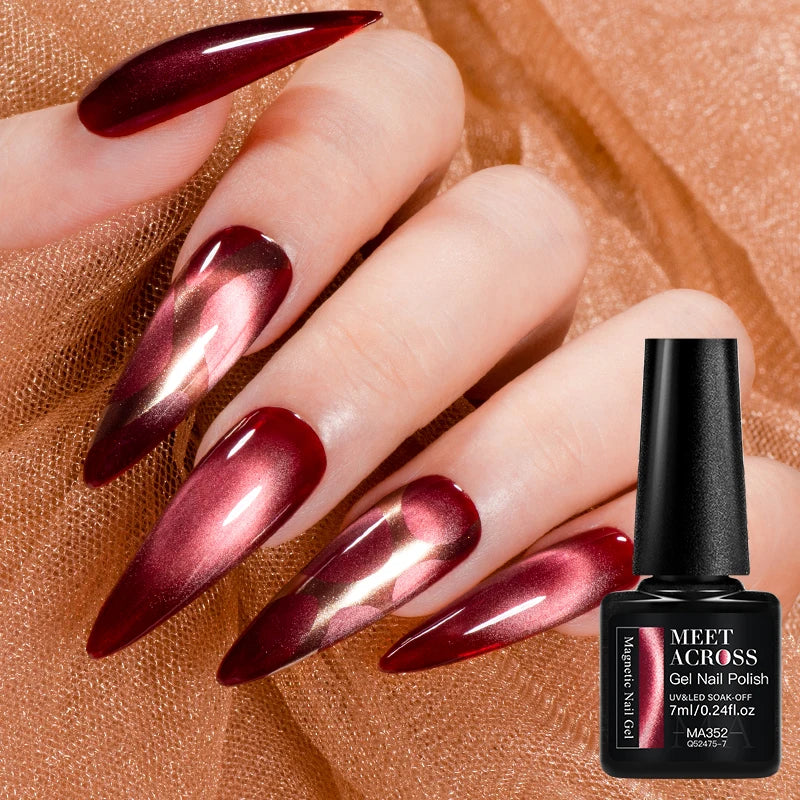 Cat Eye Gel Nail Polish With Magnet
