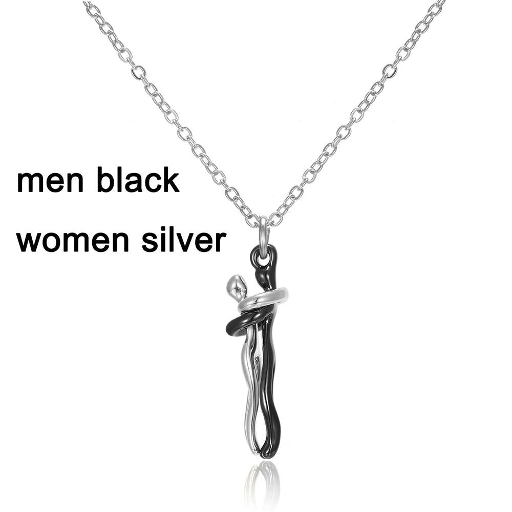 Hugging Necklace For Lover/Couple Men & Women