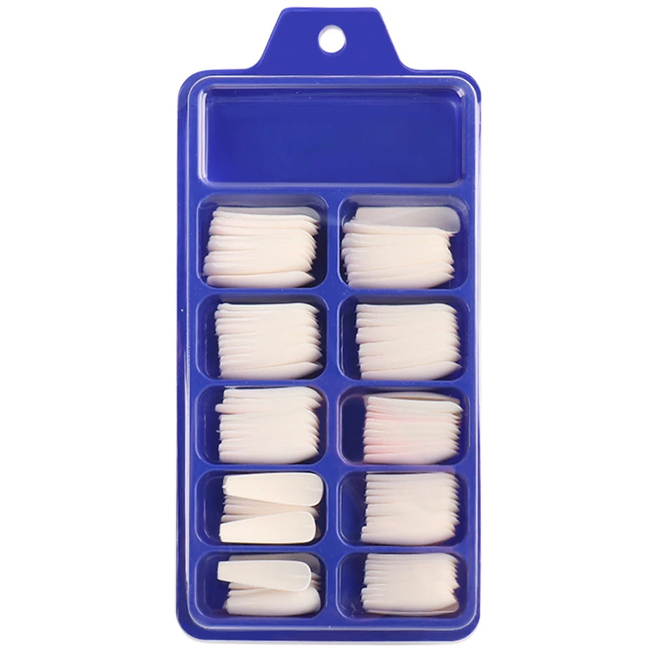 100pcs Press On Acrylic Coffin Extension Nails