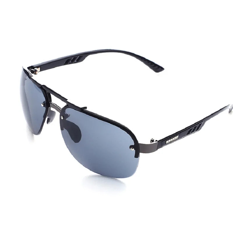 UV 400 Vintage Punk Rimless Rectangle Men Fashion Glasses