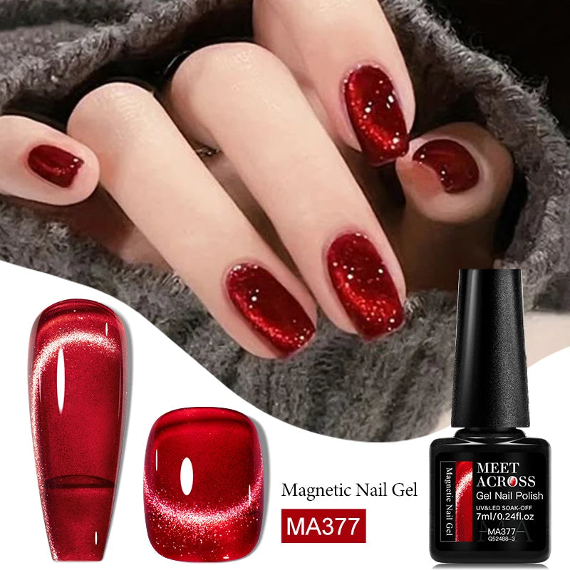 Cat Eye Gel Nail Polish With Magnet