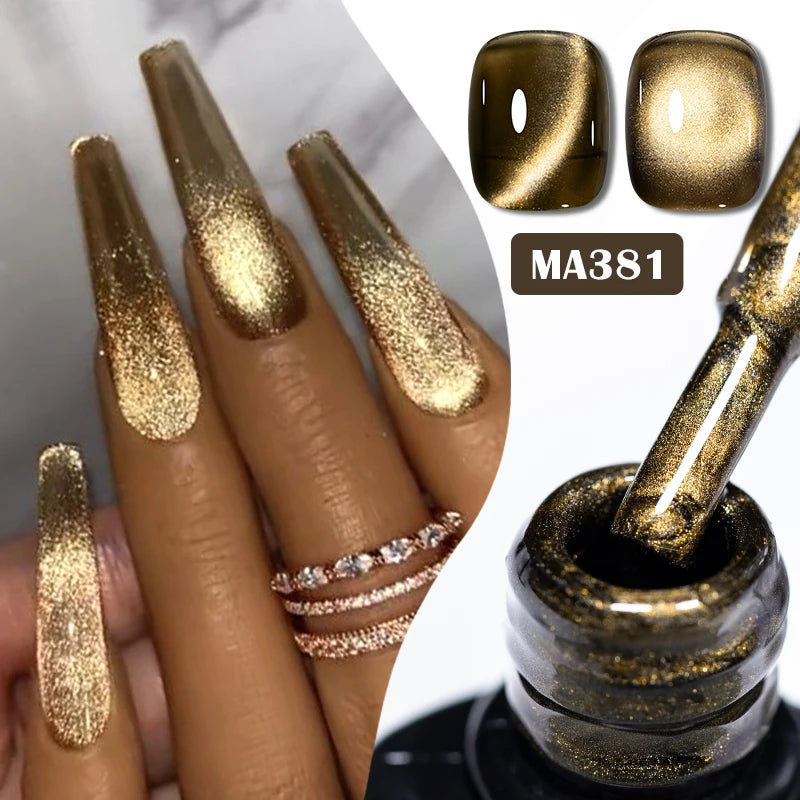 Cat Eye Gel Nail Polish With Magnet