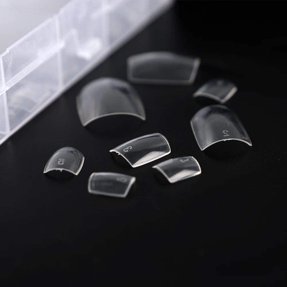 100pcs Press On Square Fake Toenails