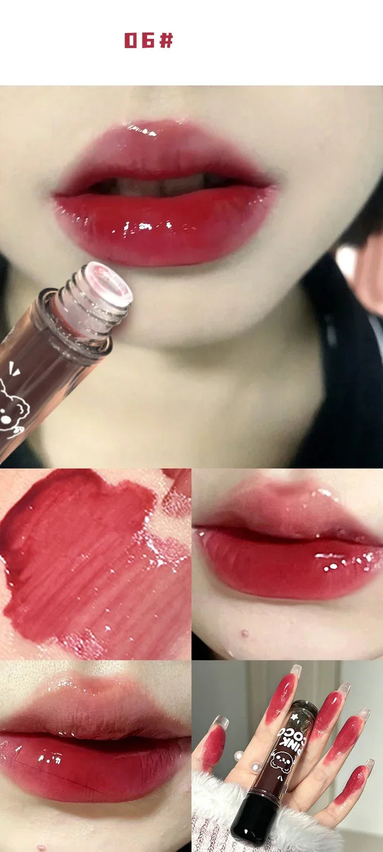 Lip Glaze Water Light Moisturizing Non-stick Lipstick