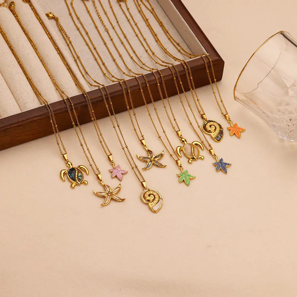 Stainless Steel Gold Plated Necklace