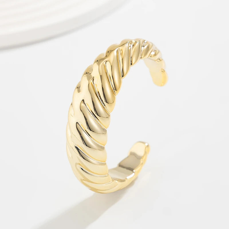 Irregular Plastic Cuff Bangle for Women