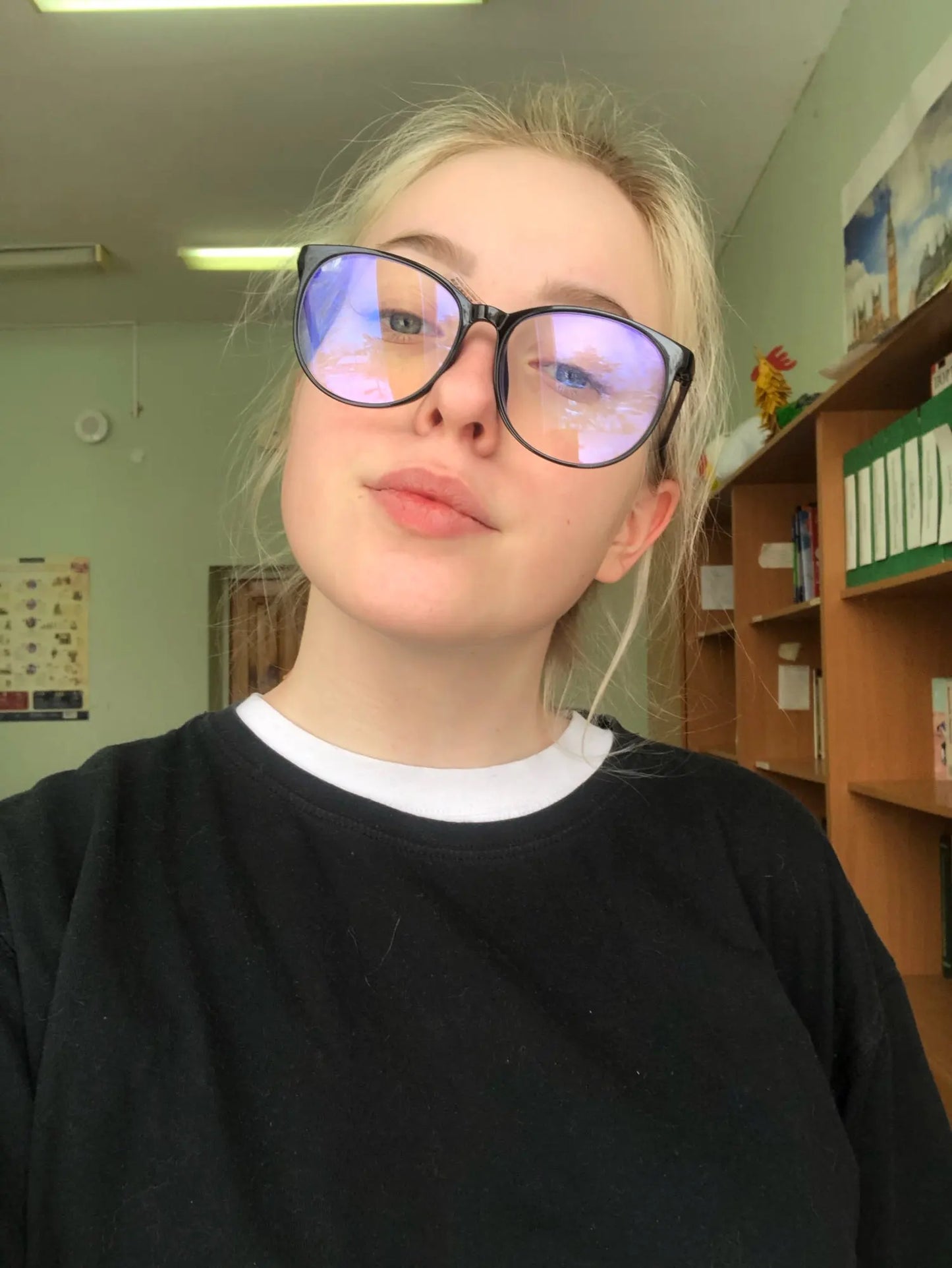 Transparent Black Eyeglasses For Shortsighted Man/Woman