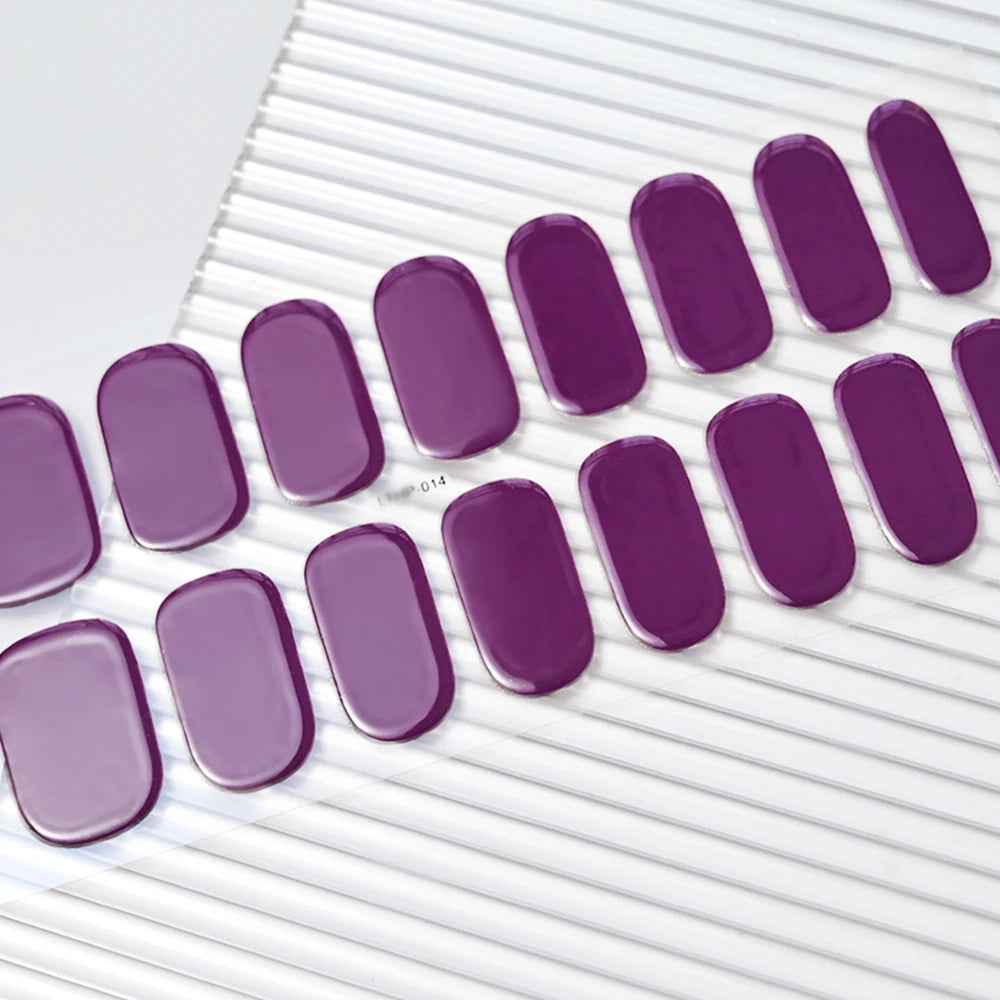UV/LED Lamp Gel Nail Polish Wraps Long-Lasting Full Cover