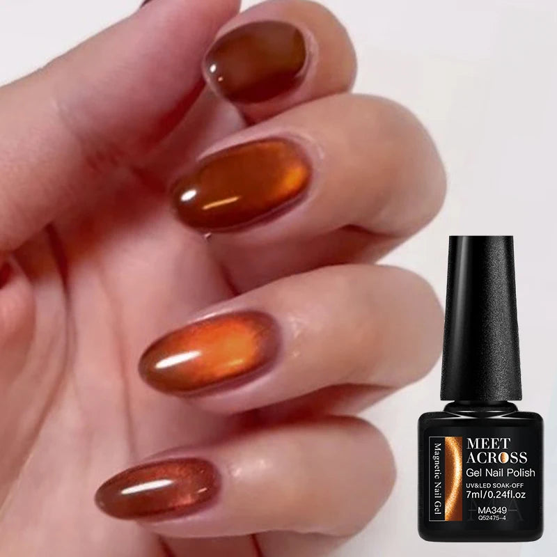 Cat Eye Gel Nail Polish With Magnet