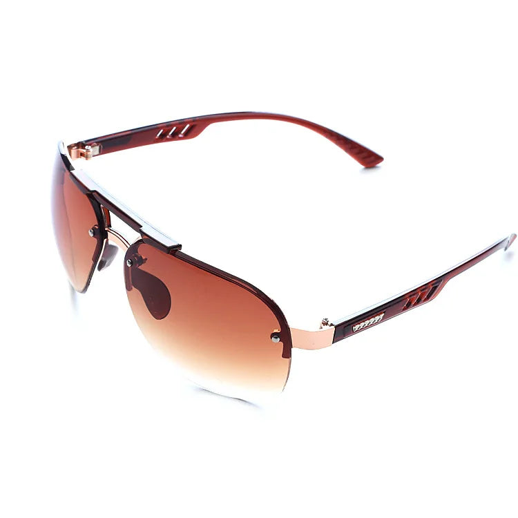 UV 400 Vintage Punk Rimless Rectangle Men Fashion Glasses