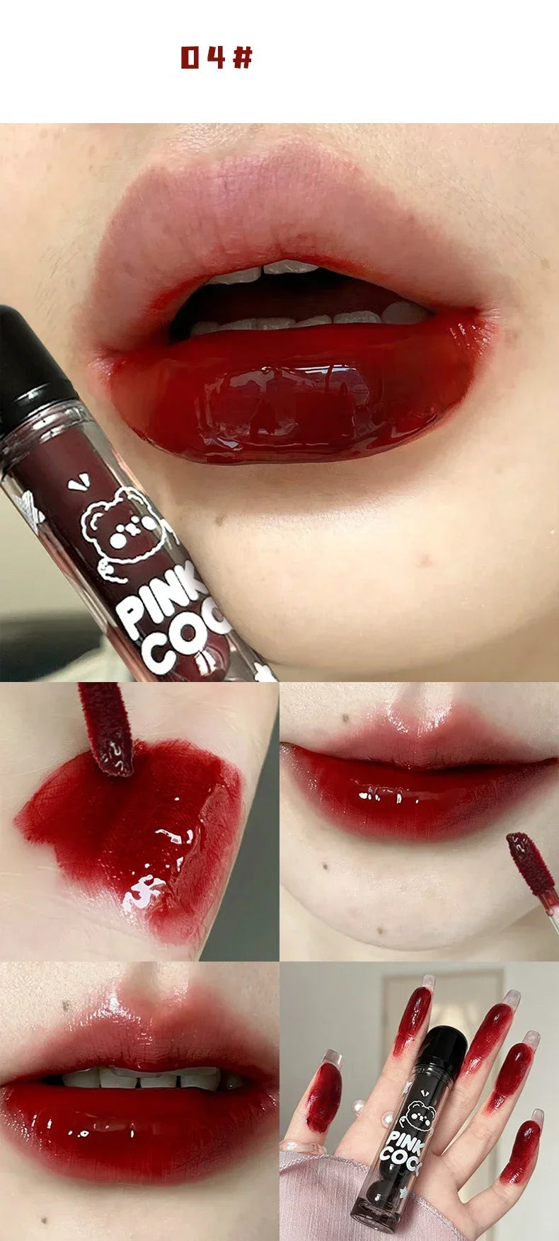 Lip Glaze Water Light Moisturizing Non-stick Lipstick