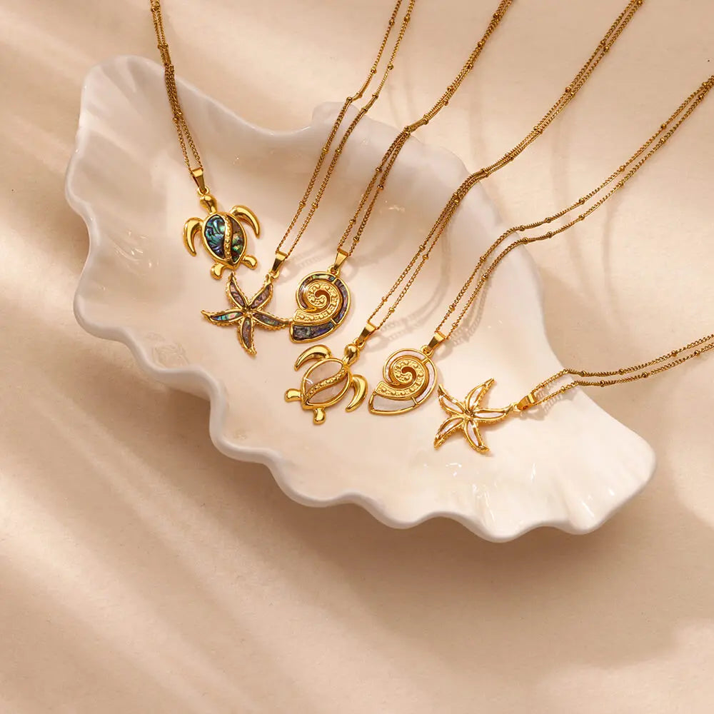 Stainless Steel Gold Plated Necklace
