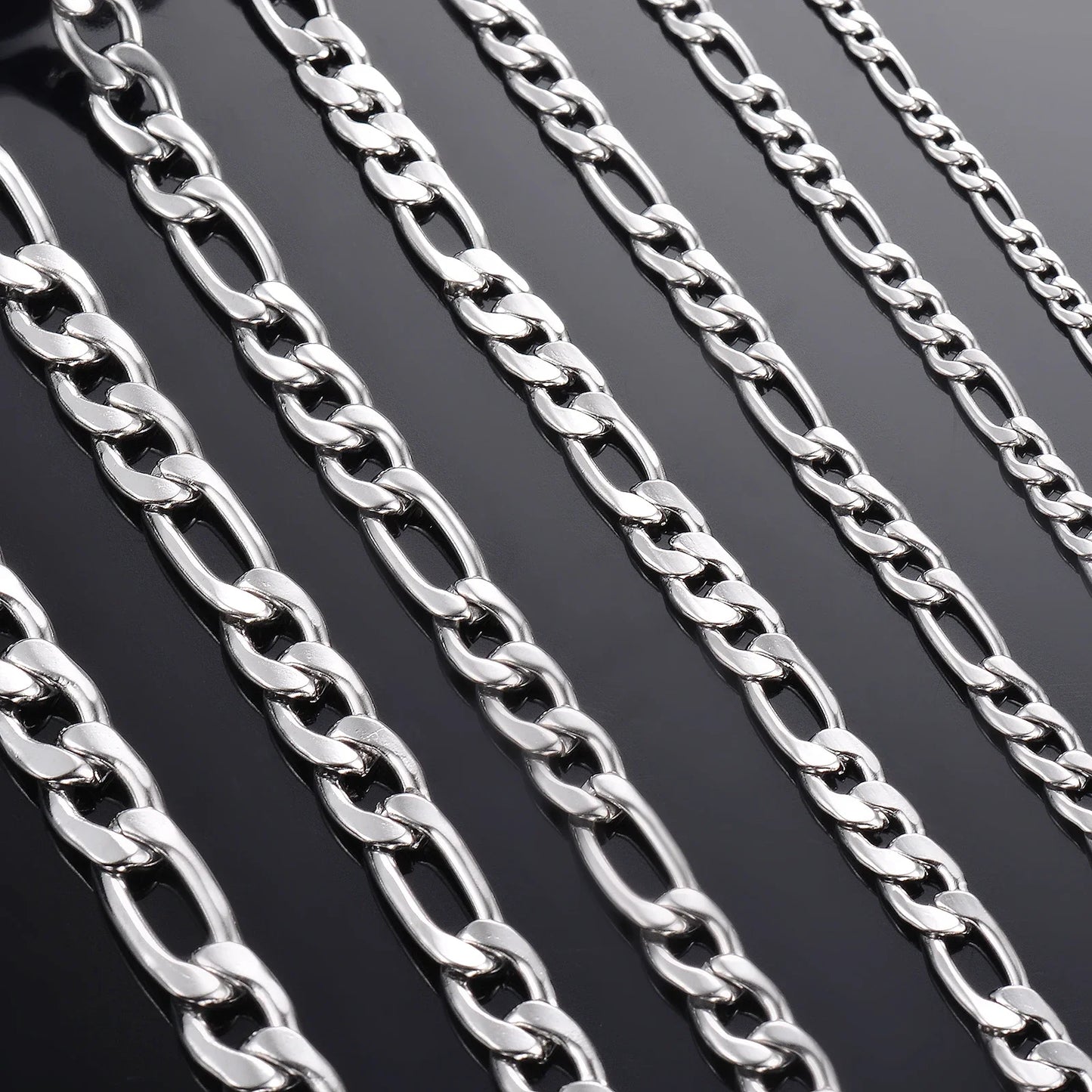 925 Sterling Long Silver Necklace with Clasp for Men & Women