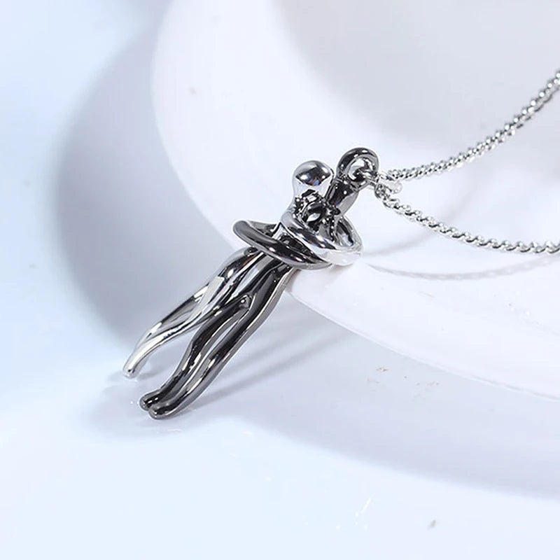 Hugging Necklace For Lover/Couple Men & Women