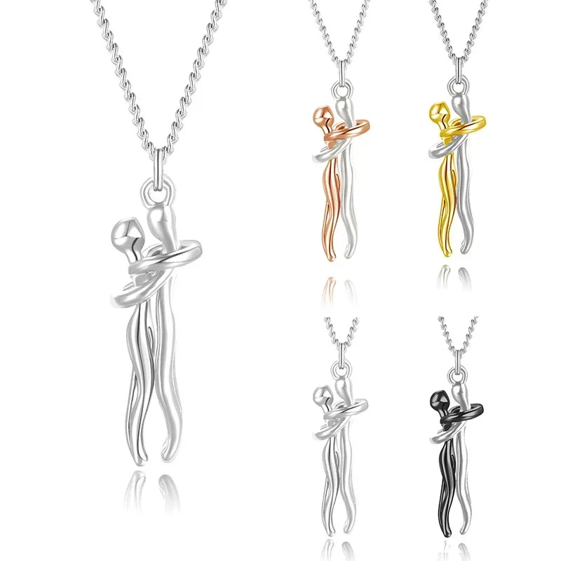 Hugging Necklace For Lover/Couple Men & Women