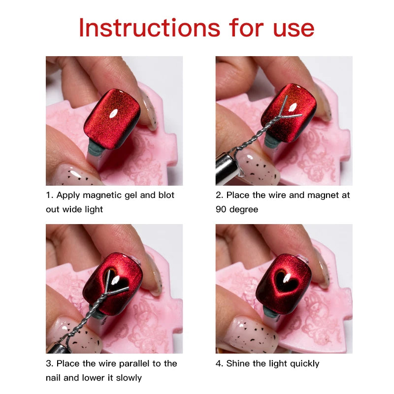 Cat Eye Gel Nail Polish With Magnet