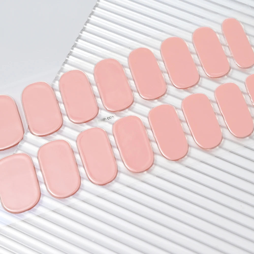UV/LED Lamp Gel Nail Polish Wraps Long-Lasting Full Cover