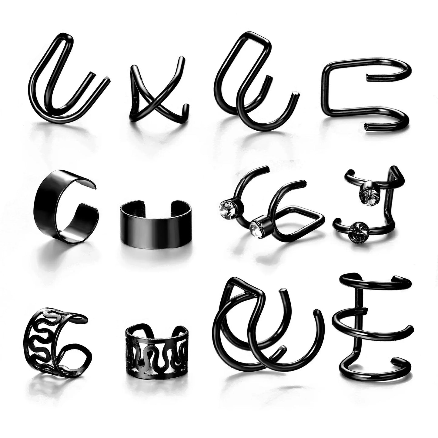 Ear Cuff, Non-Piercing Ear Clips Set