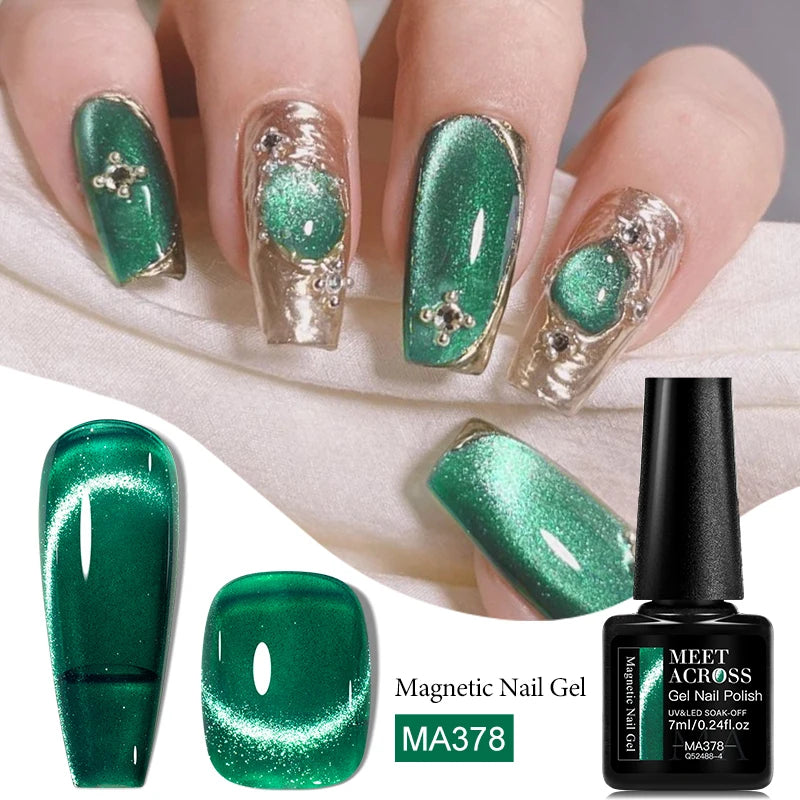 Cat Eye Gel Nail Polish With Magnet