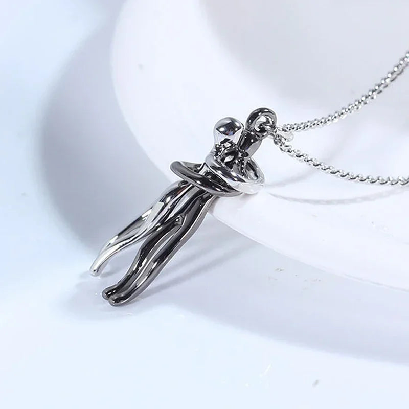 Hugging Necklace For Lover/Couple Men & Women