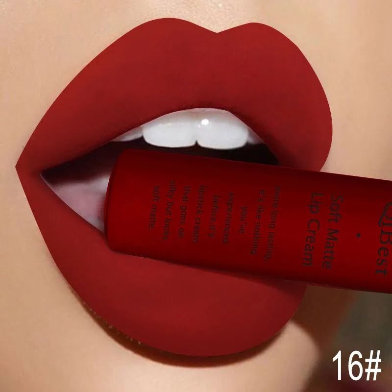 Nude Waterproof Matte Lip Gloss Liquid Lipstick/Lipgloss For Women