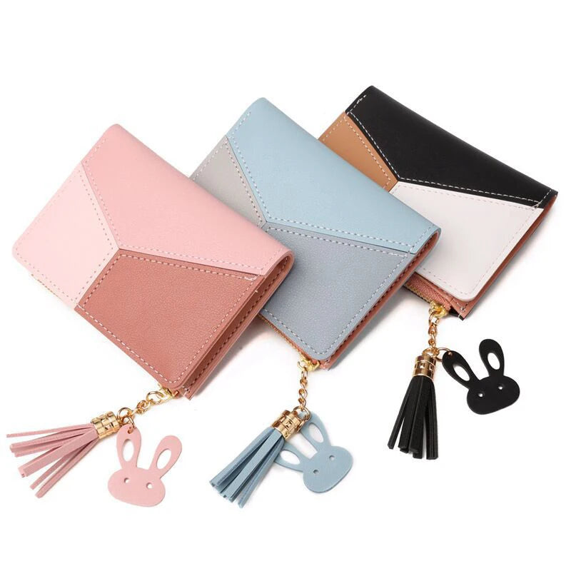 Women's PU Leather  Small Zipper Coin Purses/wallet