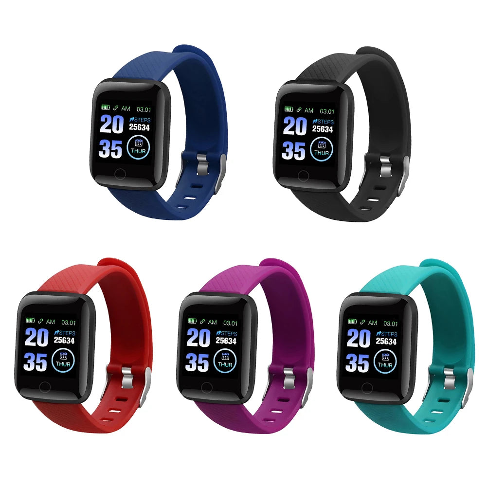 116 Plus Smart Watch Fitness Tracker Heart Rate Monitor