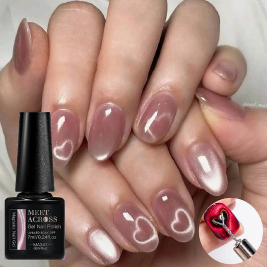 Cat Eye Gel Nail Polish With Magnet