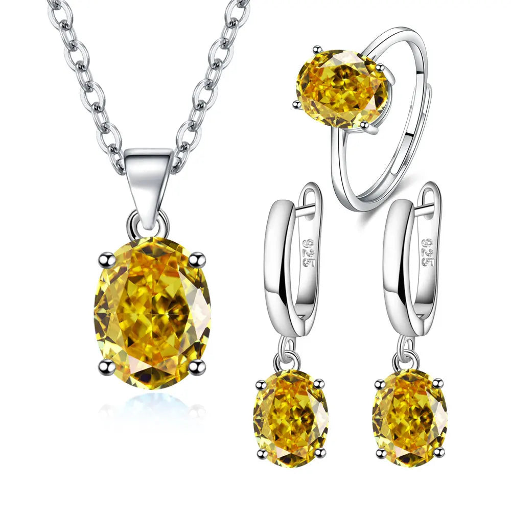 925 Sterling Silver Women's Jewelry Sets