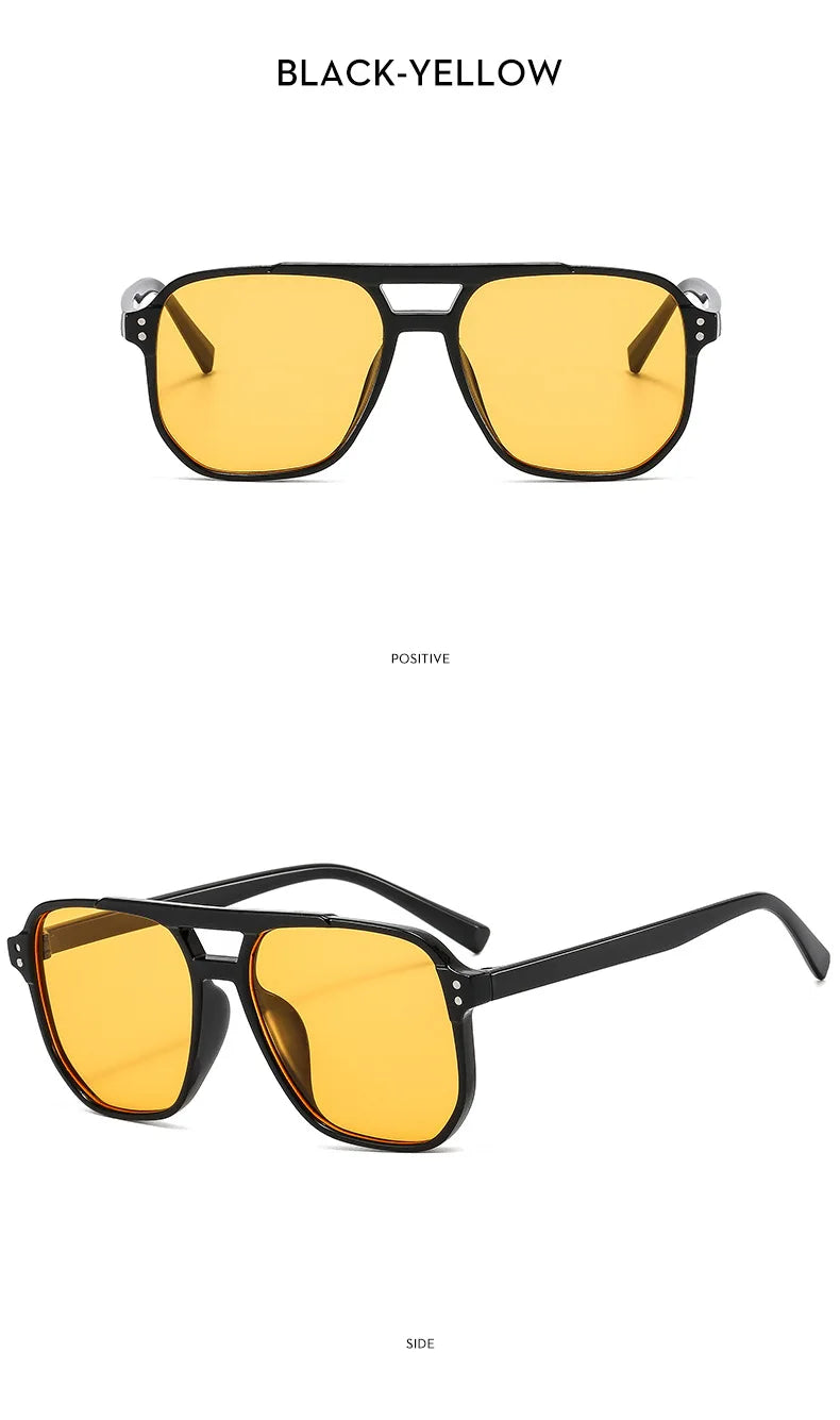 Vintage Square Sunglasses for Women UV400 Shades
