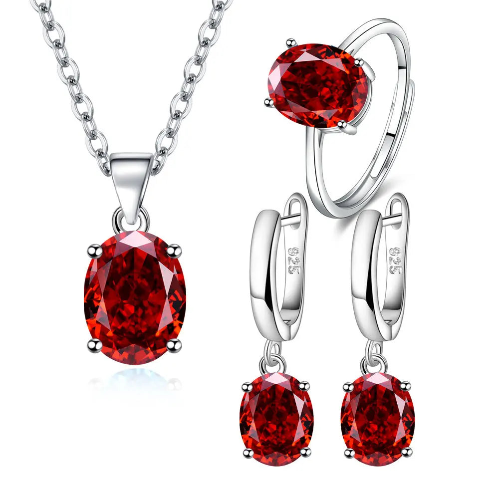 925 Sterling Silver Women's Jewelry Sets